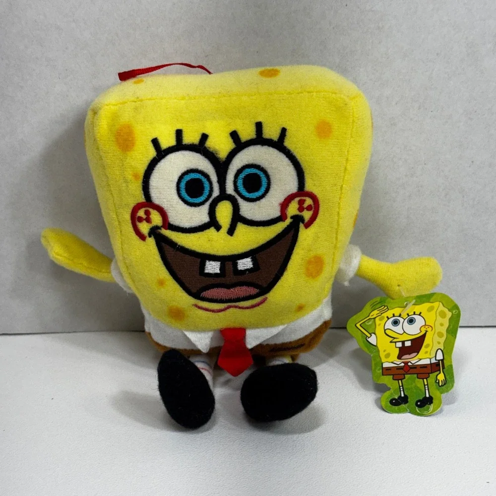 SpongeBob SquarePants Nanco Plush 2002 Nickelodeon Vintage Stuffed Toy with Tags